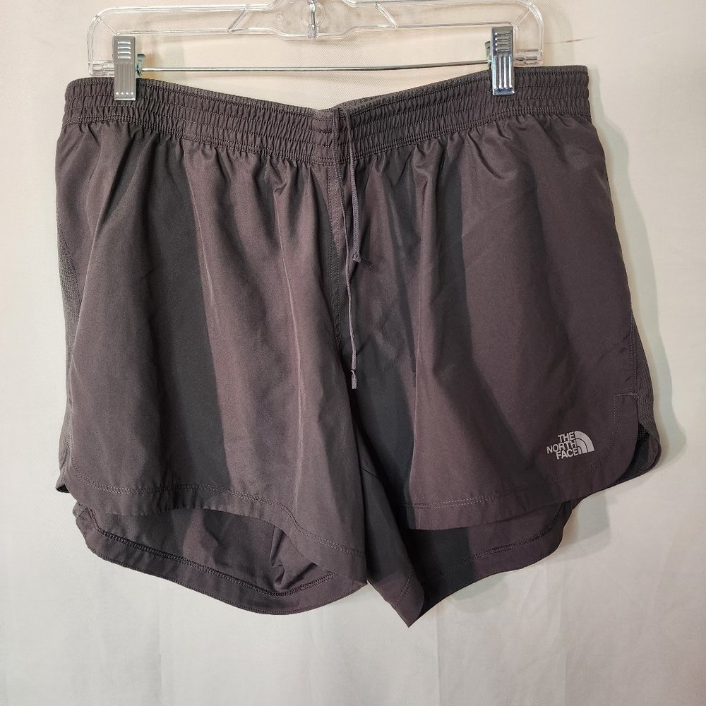 The North Face Women's Athletic Shorts Size XL Gray #606971 Running Shorts